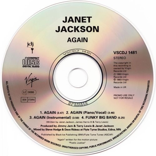 Janet jackson again cd - jackson, (cd