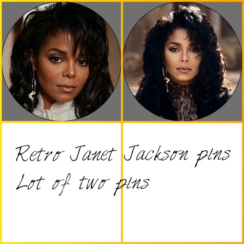 Janet jackson retro spilla - retro,