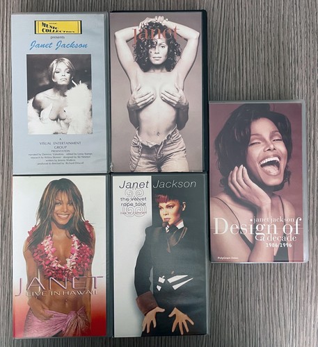 Vhs janet jackson live - vhs,